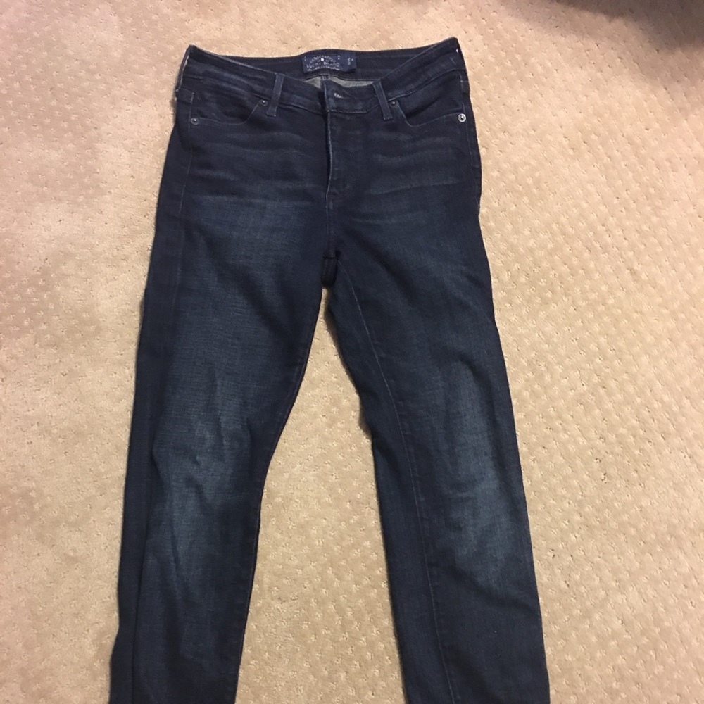 Lucky Brand Dark Wash Faded Jeans